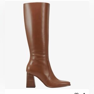 🤎 Marc Fisher DREEAM Knee-High Leather Boots , Size 5.5 🤎